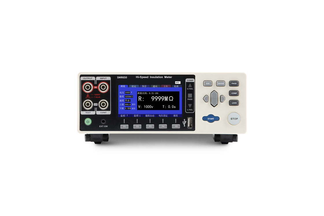 3.5 inch TFT LCD Display Digitale hoogspanningsisolatie tester OEM ODM