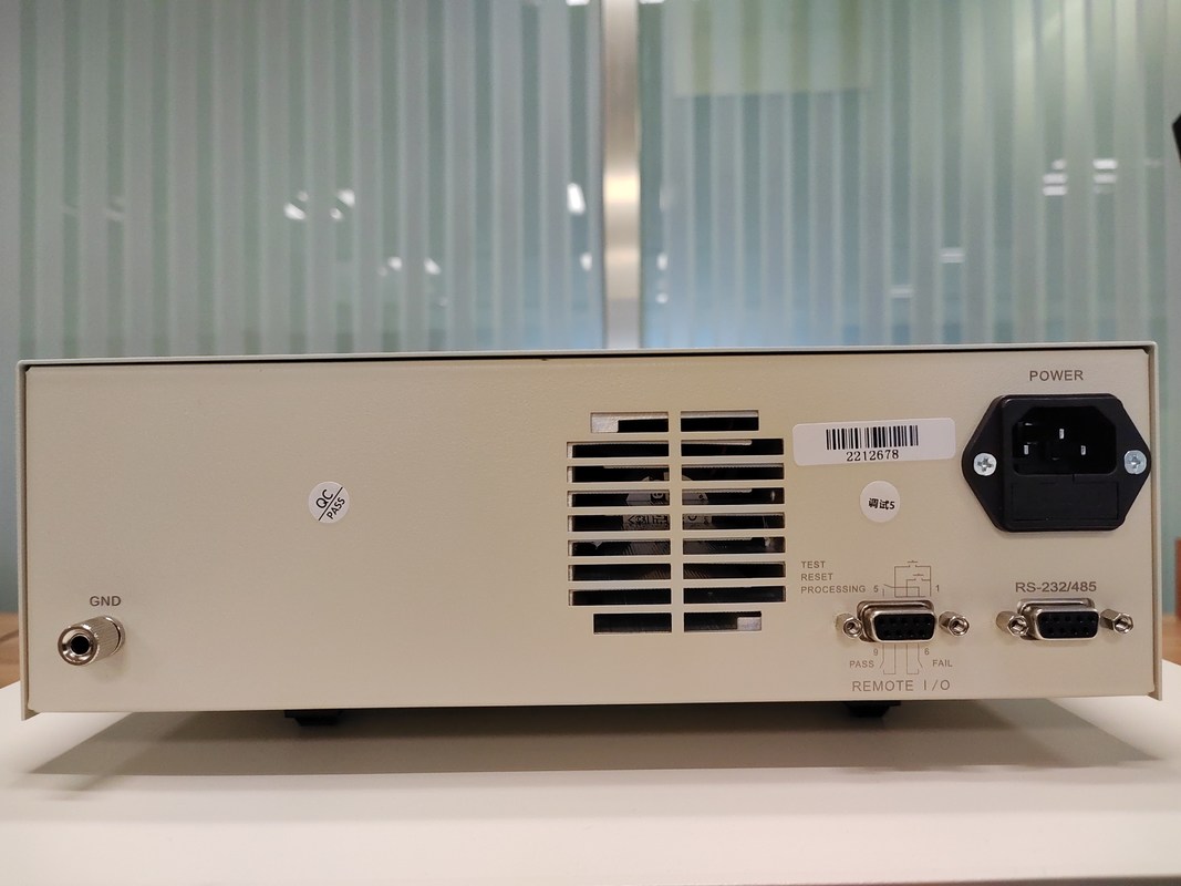 OEM Dielectrische spanning Testen Hipot apparatuur RS232 interface