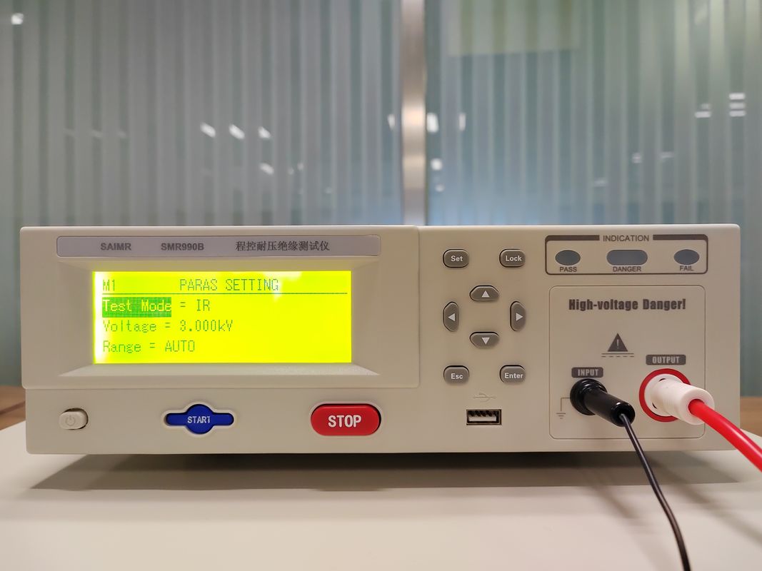 7.5kg Draagbare Hipot Tester Isolatie Hipot Voltage Tester Met Arc Detection Functie 1-9 Level