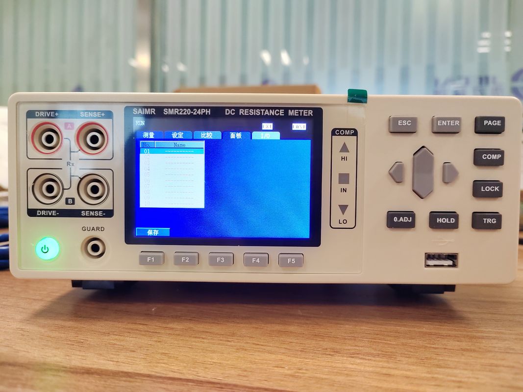 Hoge-precision DC resistance tester meter RS232 Interface 4 draad of 2 draad testmodus