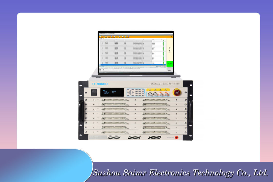 Spanningsdraad tester Kabelband testapparatuur met PC-scherm voor snel testen